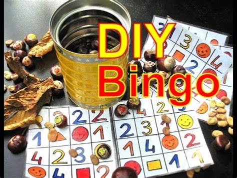 bingo spiel selber basteln